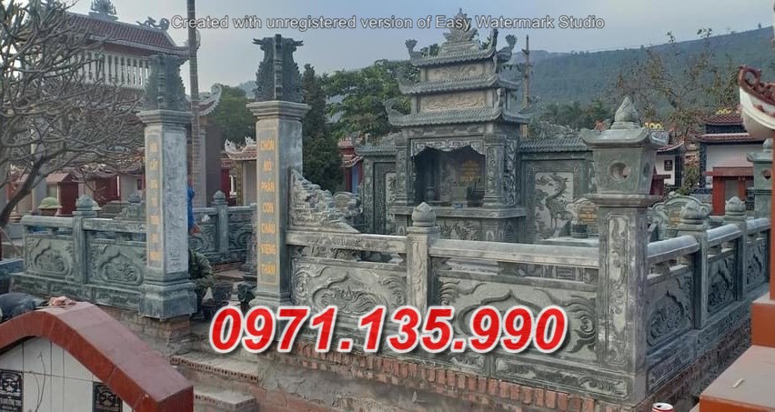 Mẫu nghĩa trang để tro cốt bằng đá đẹp bán tại trà vinh - lăng mộ đá